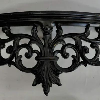 Vintage Black Decorative Shelf