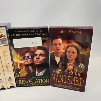 Small Collection of 6 Vintage Christian VHS Movies