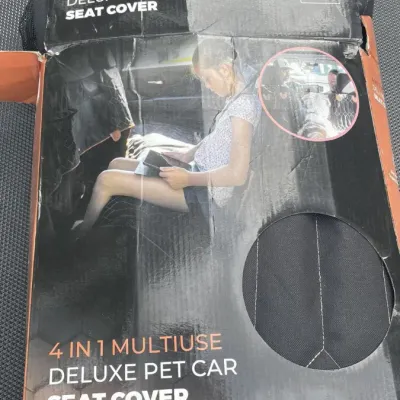 Think Design Group 4 in 1 Multiuse Deluxe Pet Car Seat Cover with Retail Box - Grand Rapids Off-Site