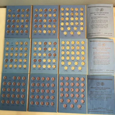 3 Mercury Dime Folders - 120 Coins Total
