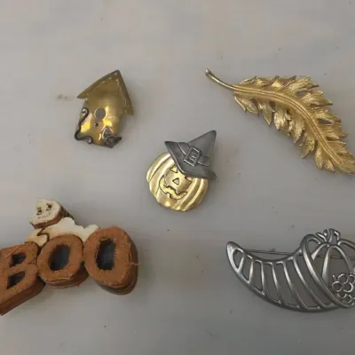 Fall and Halloween Brooch