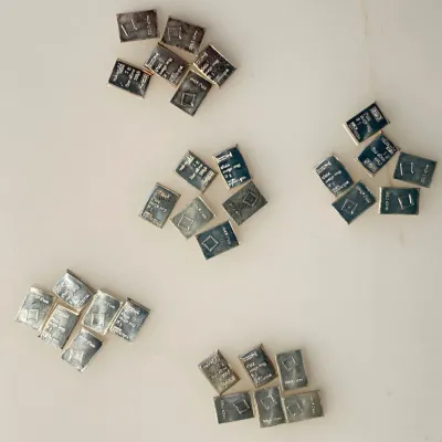 Sale Photo Thumbnail #67: Lot of 30 - 1 Gram .999 Fine Silver - Valcambi Suisse Ingots