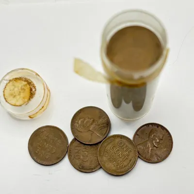 1945 S - Full Date Roll - Lincoln Wheat Cents