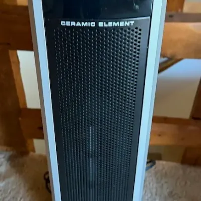 Ceramic Element Oscillating Tower Space Heater with Digital Controls & Timer - Lake Odessa Off-Site