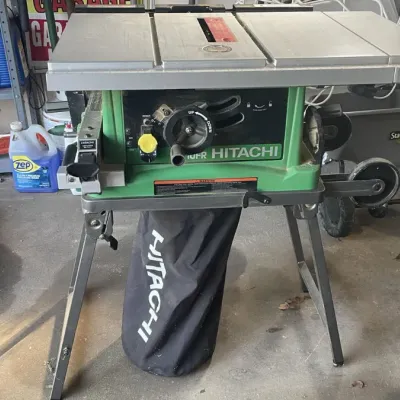 Hitachi C10FR 10-Inch Job Site Table Saw with Stand – Grand Rapids Off-Site