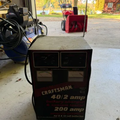 Sears Craftsman 40/2 Amp Battery Charger & System Tester - 200 Amp Engine Starter - Lake Odessa Off-Site