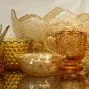 Indiana Amber Glass Collection