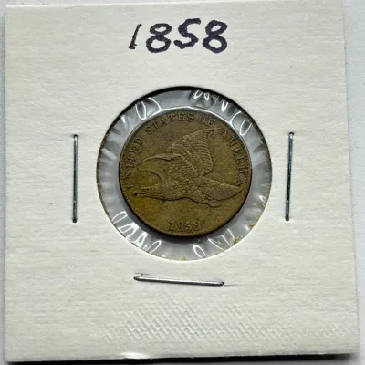 Sale Photo Thumbnail #42: 1858 - Flying Eagle Cent