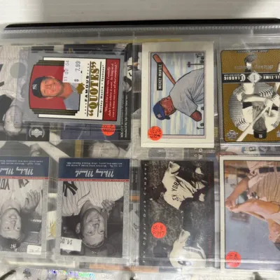 Sale Photo Thumbnail #323: Baseball Trading Card Collection Binder Mickey Mantle, Roberto Clemente & Barry Bonds – Estate Sales Warehouse (GR)