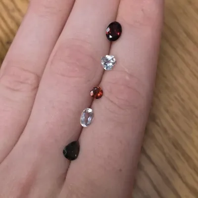 Pawnshop Lot of Faceted Stones - 2.45ct total