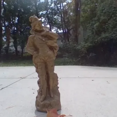 Vintage Figure Statue Approx 16 Inches Tall - Estate Sales Warehouse (GR)