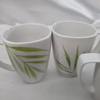 Small Collection of Vintage Corelle Porcelain Coffee Mugs
