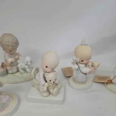38 Vintage Porcelain Precious Moments Figurines