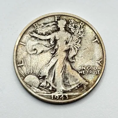 1943 S - Walking Liberty - Silver Half Dollar