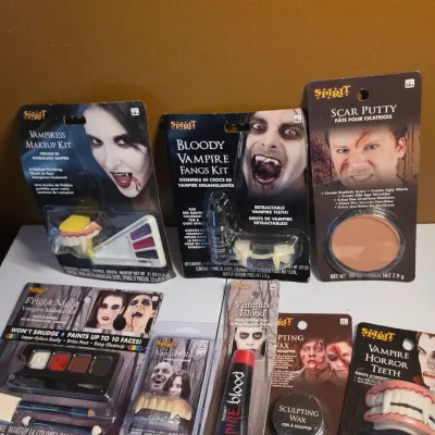 (New) Spirit Halloween Vampire and Zombie Kits
