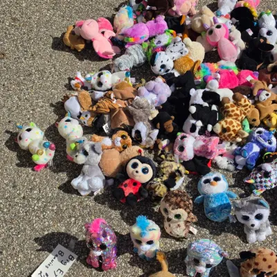 Lot of Beanie Boos and Beanie Babies