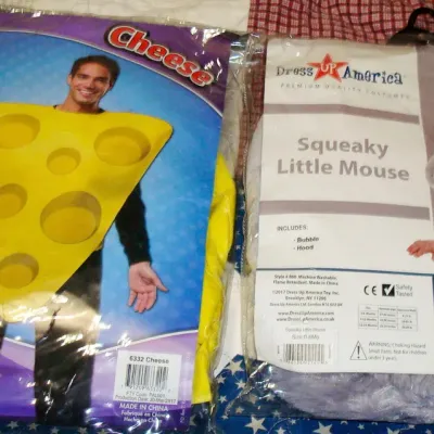 Sale Photo Thumbnail #266: 2 Packaged Halloween Costumes - 1 Adult and 1 Infant (0-6 Months)