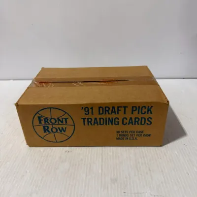 Sale Photo Thumbnail #327: Sealed 1991 Front Row Draft Pick Basketball Trading Cards Factory Case 30 Sets – Estate Sales Warehouse (GR)