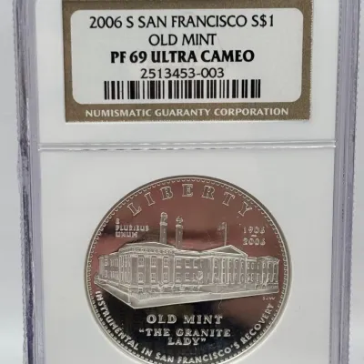 2006 S - San Francisco $1 - Old Mint - NGC PF 69 Ultra Cameo