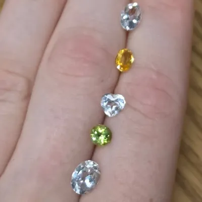 Pawnshop Lot of Faceted Stones - 4.5ct total