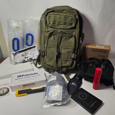 Military Bug Out Bag Backpack with New Supplies