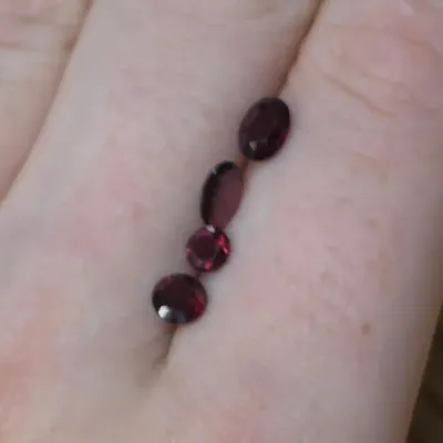 Lot of Faceted Hessonite Garnet - 1.94ct Total