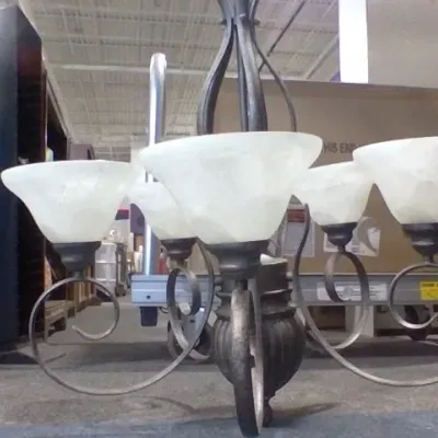 Five Globe Chandelier - Estate Sales Warehouse (GR)