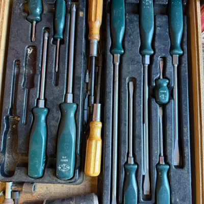 S-K Tools Screwdriver Lot in Trays, Phillips & Slotted