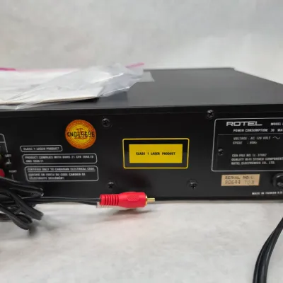 Vintage Rotel RCD-855 Compact Disk Player w/ Instruction Manual