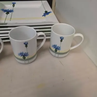 Studio Nova Fine Porcelain Blue Bonnet Dishes
