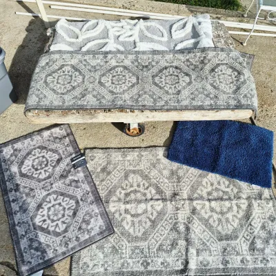 Accent Rugs Assorted Patterns & Sizes Machine Washable Skid Resistant, Indoor Use