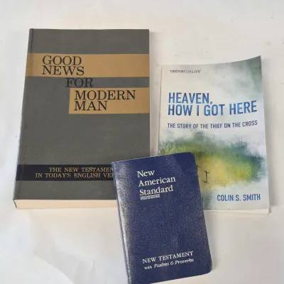 Set Of 3 Christian Religious Books