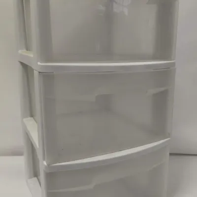 3 Drawer Plastic Storage