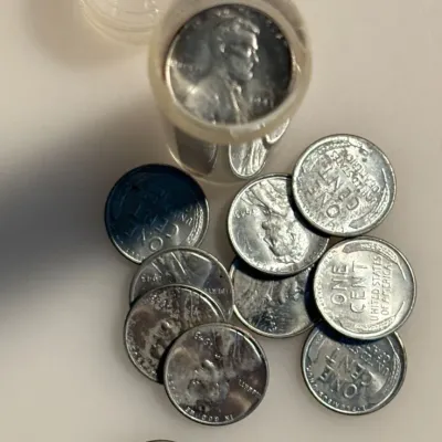 BU Roll -  1943 Steel -  WWII Emergency Issue Wheat Cents