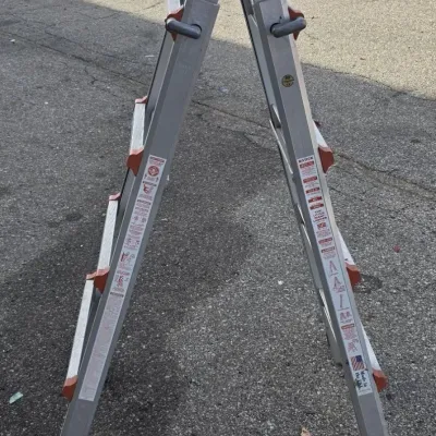 "Little Giant" Multi-Position Aluminum Ladder