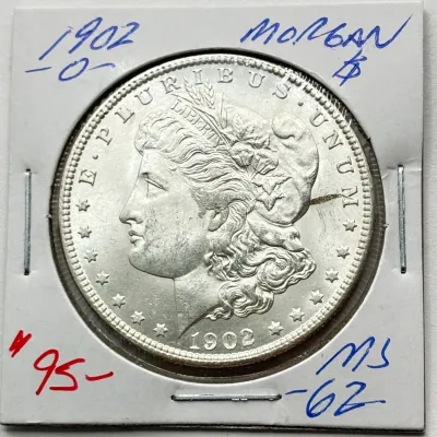 1902 O - Morgan Silver Dollar (2 of 2)