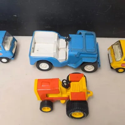 4 Small Tonka Truck Cars