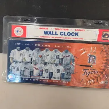 Detroit Tigers Clock in Original Packaging