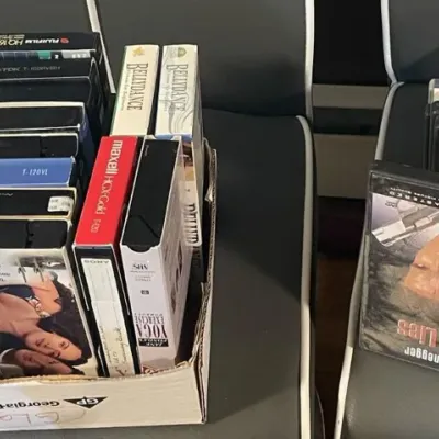 Assorted Media Lot featuring VHS Videocassettes and DVDs - Shrek, The Shawshank Redemption & More - Grand Rapids Off-Site