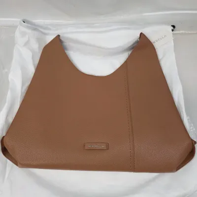 Sale Photo Thumbnail #190: Newbella Crossbody Purse Vegan Leather Brown, Dust Bag Included 1 of 2