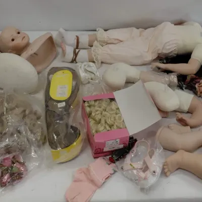 Doll Repair Parts - Arms, Legs, Heads, Porcelain, Clothes, Shoes, Hair