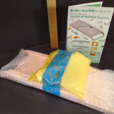 Super Benriner Standard Japanese Mandoline Slicer With Manual And Interchangeable Julienne Blades - Potterville