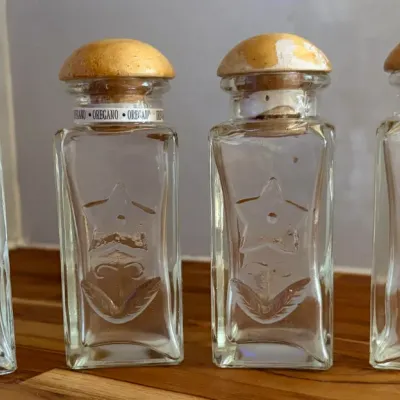 Sale Photo Thumbnail #103: Vintage Honey Bottles - Set of 4