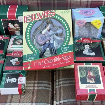 Limited Edition 1st Collectible Series Elvis Ornament and More Hallmark Collectors Ornaments