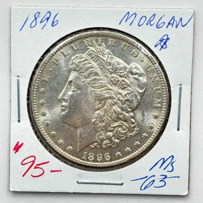 1896 - Morgan Silver Dollar