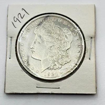 1921 - Morgan Silver Dollar - AU / BU