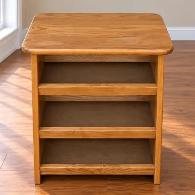 Small Oak Bookshelf or End Table