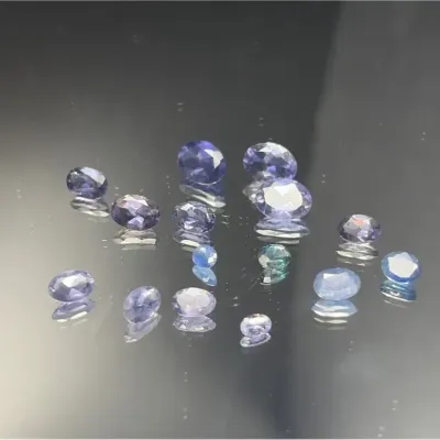 7.65 CTTW 3x4mm-8x5mm Gemstone Ovals Mystery Lot | Not Tested | Blue-green, Lilac, Blue Tones