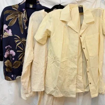 Ladies’ Beachwear Staples: Cheesecloth and Linen 2-pc Sets Size M
