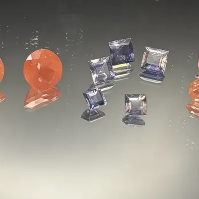 10.50 CTTW 5x2-8x7mm Gemstones | Princess/Emerald/Oval Cuts | Not Tested | Peach, Blue, Pink Tones
